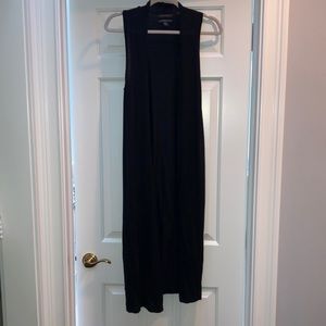 Merino wool sleeveless duster